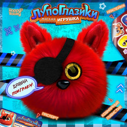 Мягкая игрушка Лупоглазики. Ночной кошмар: Фокси, 11 см