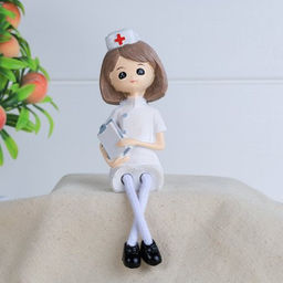 Цена за 2 шт. Фигурка Врач висячие ножки 2 штуки набор 17 см / K313 /уп 96/ - Галеонтрейд фото 3