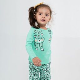 CRB wear/CWNG 62943-38-299 Джемпер для девочки, ментоловый/Ex.Cherubino  фото 2