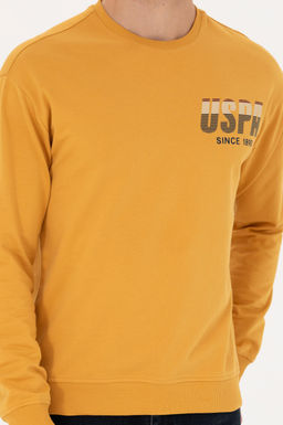 U. S. Polo Assn / Мужской горчичный свитшот - U.s. polo assn фото 20