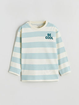 Erkek Bebek ?izgili Ti??rt ve E?ofman Alt?