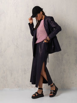 Юбка с фигурными вырезами