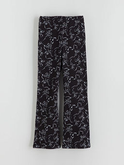 Beli Lastikli Fiyonk Bask?l? K?z ?ocuk Tayt