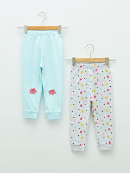 Beli Lastikli K?z Bebek Pijama Alt 2li