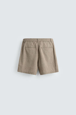 BERMUDA RELAXED FIT ALGOD?N - LINO / Marr?n - Zara фото 7
