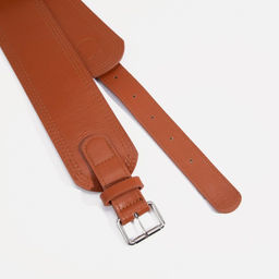 Ремень женский, ширина 6.6 см, пряжка металл, цвет рыжий - Simaland фото 5