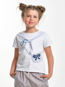 Футболка с принтом UD 6473 серый - Mini maxi фото 8