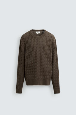 COTTON-HEMP TEXTURED SWEATER - Zara фото 7