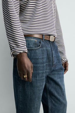 CINTUR?N CHAPA MET?LICA / Marr?n - Zara фото 2