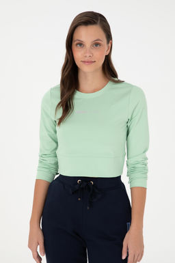 Женский ЗЕЛЕНЫЙ свитшот - U.s. polo assn фото 3