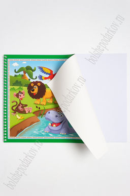 Альбом для рисования на гребне 35*25 см (24 листа) SF-5569, №3 - Больше подарков фото 2