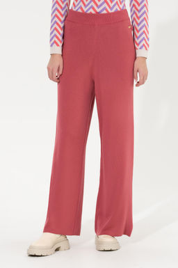 Женские темно-розовые трикотажные брюки - U.s. polo assn фото 2