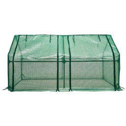 UGH-S31 L180 GREEN/GREEN Парник уличный, 180x90x90см. Металлическая труба в ПВХ, цвет зеленый. Тент из армированного полиэтилена 135г/м2, цвет сетки зеленый. TM ФитоЛето