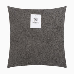 Наволочка декоративная Этель Boucle 43х43см, цвет серый, полиэстер  фото 9