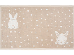 6с104.511ж2 Кролик (лен3) Полотенце махровое 67х40см