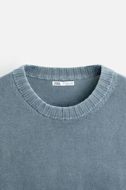 TEXTURED WASHED SWEATER - Zara фото 9