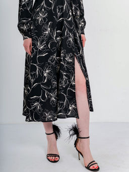 Платье на запах OD-810-2 черный OD-810-2