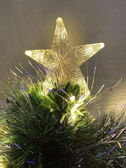 Светодиодная ёлка со звездой 60см ,тёпло желтое свечение - Family фото 3