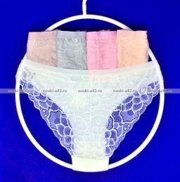 Цена за 5 шт. Трусы женские Турция кружевная попа арт. 84010 (83010) M (42-44) АССОРТИ - For you фото 9