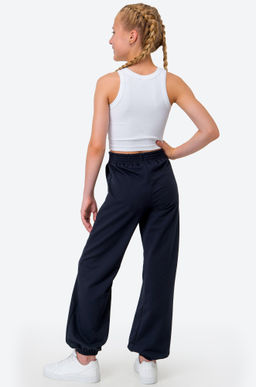 Брюки джоггеры из футера для девочки Happyfox