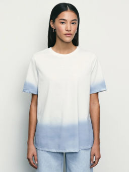 Футболка с принтом тай-дай / Zarina  фото 3