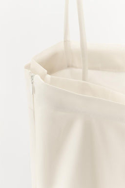 CONTRASTING ORGANZA MIDI DRESS - Zara фото 6