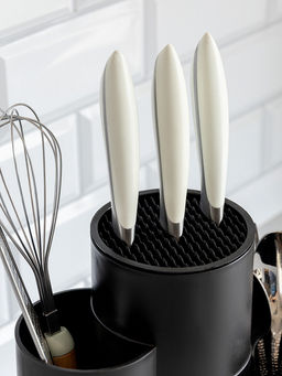 Подставка для кухонных принадлежностей 23x20x11 черный полипропилен - Denastia фото 6