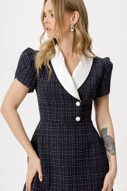 Платье Pirs 6421 синий  фото 4