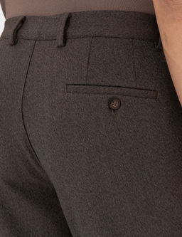 Kahverengi Slim Fit Kuma_ Pantolon