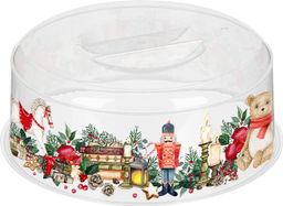 Крышка для СВЧ D250мм с декором Игрушки (бесцветный) 223138501/00 - Homestar фото 2