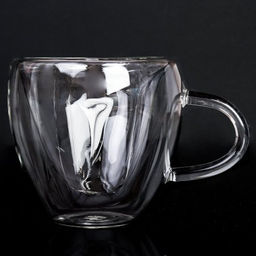 Кружка 250 мл с двойными стенками дно в виде сердца / LCWB5703 /уп 100/ - ГалеонТрейд фото 4