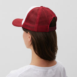 Бейсболка с сеткой MINAKU, бордовая, размер 56-58