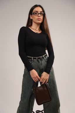 Лонгслив облегающий повседневный skims