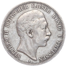 Монета 5 марок 1903 года A Германия (Пруссия)