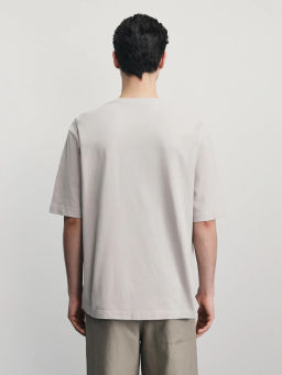 Футболка с вышивкой на груди / Zarina  фото 5