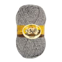 Пряжа ADELIA NELLY 70% шерсть, 30% акрил 5 шт. х 100 г 100 м  5 м