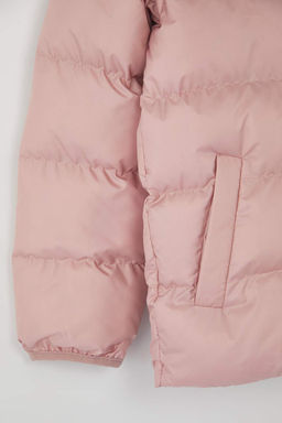 Cok Renkli Kal?n Kapusonlu Regular K?z Cocuk Mont TKDAW26MO00009 - Trendyolmilla фото 8