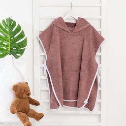 Полотенце-пончо Крошка Я Гномик, цвет мокко, размер 24-32, 100 % хлопок, 320 г/м2  фото 13