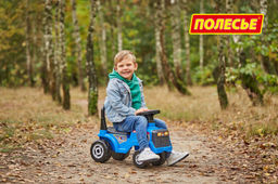 Каталка-трактор Митя (синяя) - Полесье фото 8