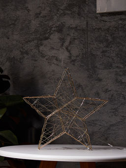 Фигура световая «Звезда», 30×30×5 см, 30 LED, батарейки ААх3 (не в компл.), свечение тёплое белое