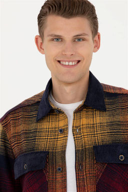 Мужская рубашка светло-хаки с длинным рукавом Неожиданная скидка в корзине - U.s. polo assn фото 2