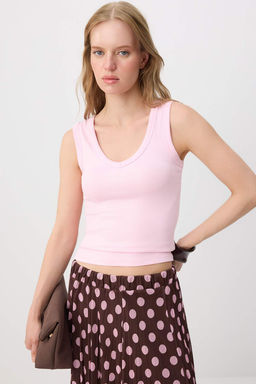 Pembe Fitted/V_cuda Oturan Kolsuz Esnek _rme Atlet TWOSS25AL00022 - Trendyolmilla фото 2