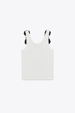 FLORAL APPLIQUE TOP - Zara фото 6