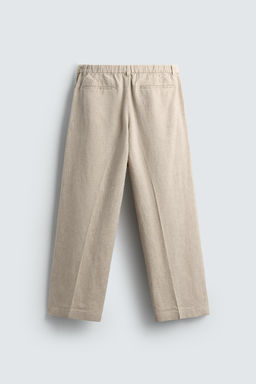 FLOWING LYOCELL-LINEN TROUSERS - Zara фото 6
