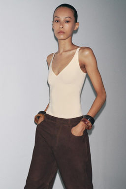 STRAPPY POLYAMIDE BODYSUIT - Zara фото 11