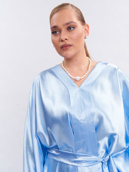 Шелковая блузка TBL73537BLU15 - Артесса фото 13