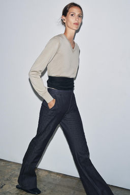 ZW COLLECTION FLARE MID-RISE JEANS