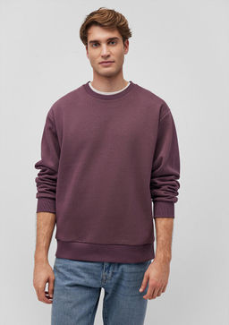 Kapusonlu Bordo Basic Sweatshirt