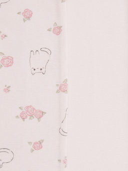 К 1181-2уп/светлый жемчуг,котики в цветах набор майка для дев - Crockid фото 2