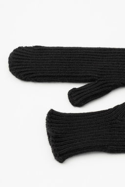 ЕВ 10010/24ш/черный варежки жен